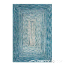 Ocen blue design PP yarn woven outdoor rugs